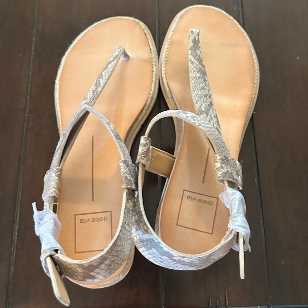 New never worn sandals